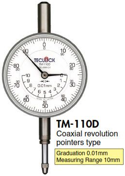 Đồng hồ so 0.01mm TM-110D Teclock