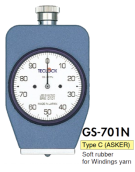 Đồng hồ đo độ cứng cao su mềm GS-701N Teclock