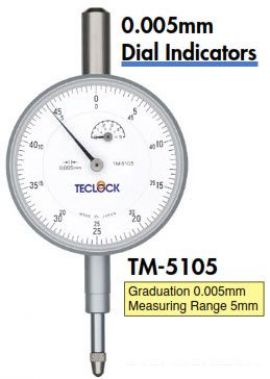 Đồng hồ so 0.005mm TM-5105 Teclock