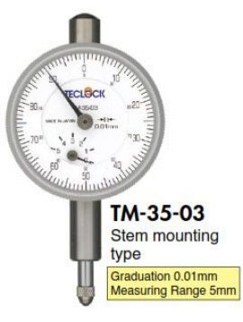 Đồng hồ so Teclock - TM-35-03 Teclock